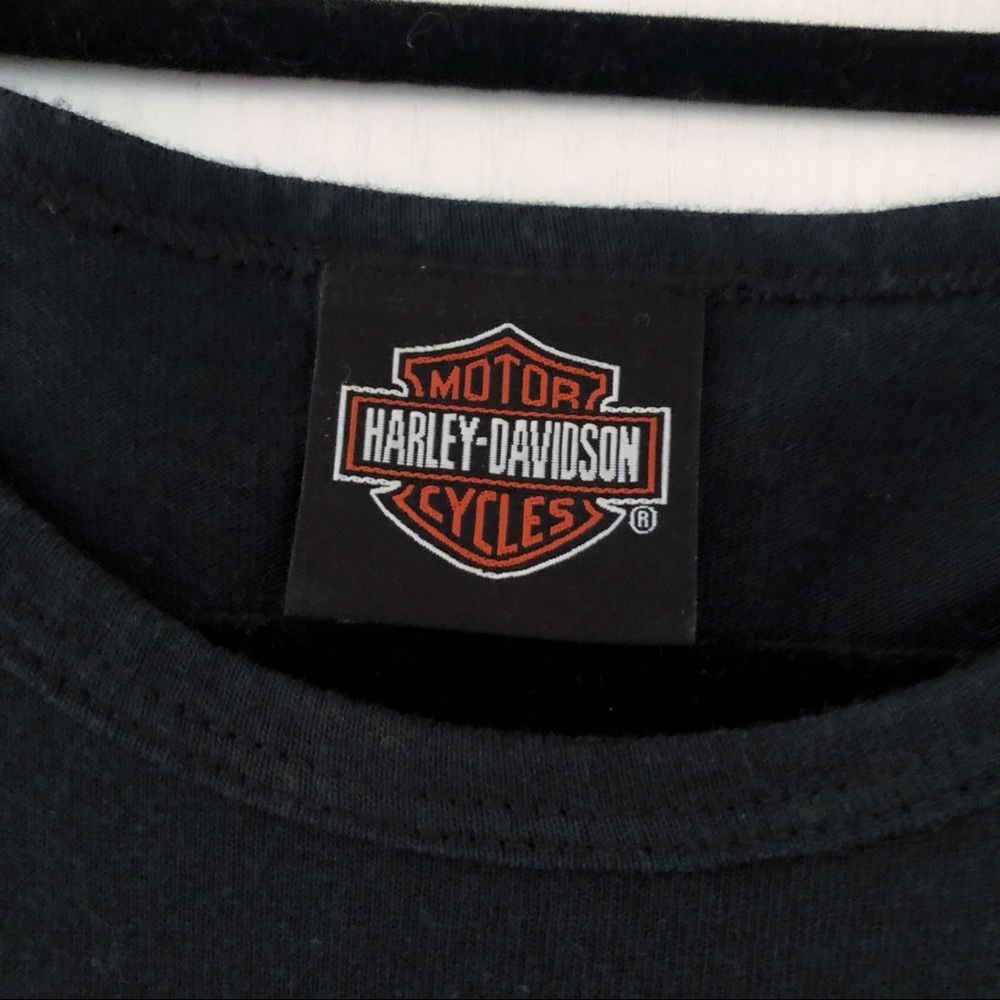 HARLEY DAVIDSON Motorcycles Eagle Logo Tee T-Shirt - Picture 4 of 6